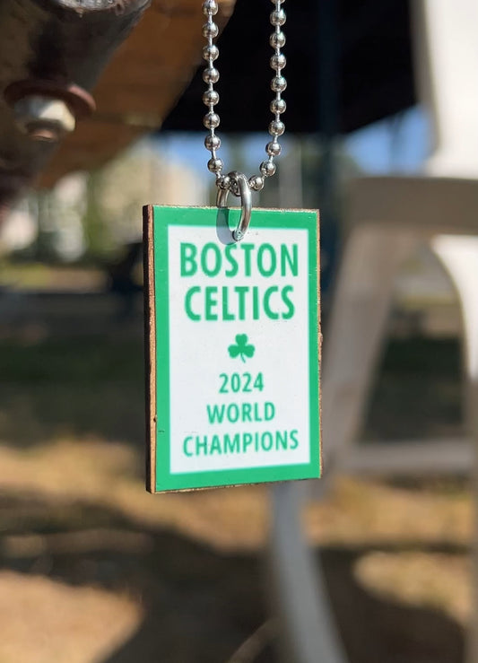 Celtics Banner Necklace