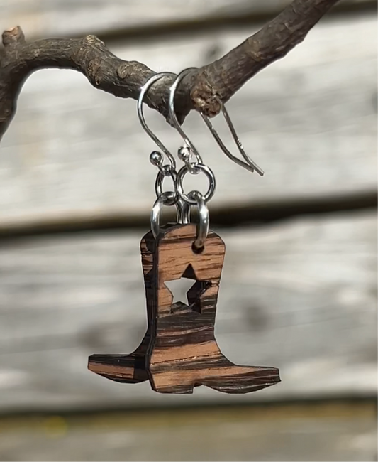 Cowgirl Boot Earrings