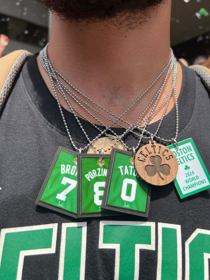 Celtics Clover Necklace